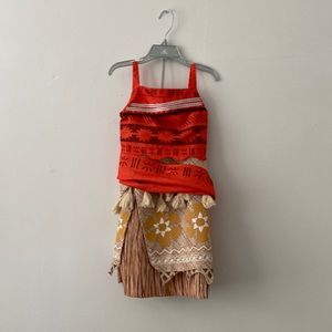 Disney Moana 4T two piece costume